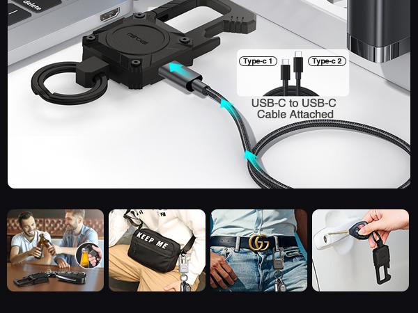 Keychain Tracker, Men's Key Chain Works with Find My(iOS Only), Heavy Duty Keychain Carabiner Bottle Opener, Car Key Chains with Finder, Anti-lost Keyrings Tracker, Rechargeable Keychain Tracker, Men's Key Chain Works with Find My(iOS Only), Heavy Duty Keychain Carabiner Bottle Opener, Car Key Chains with Finder, Anti-lost Keyrings Tracker, Rechargeable