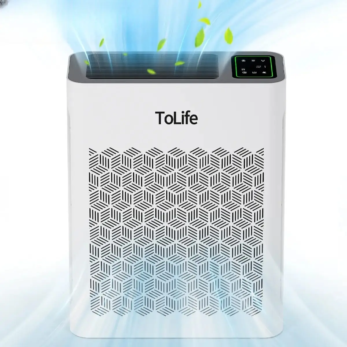 ToLife K2 Air Purifier: HEPA Filtration for Rooms up to 1095 Ft², Auto Mode, PM2.5 Display, Timer – Eliminates Smoke, Pollen & Allergens