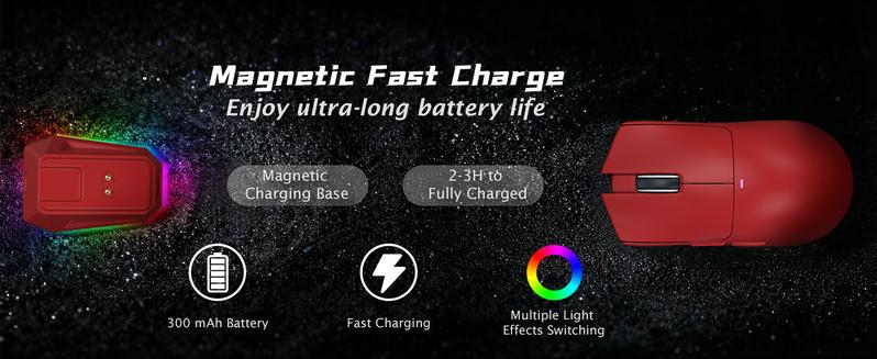 ATTACK SHARK X11&X60HE Mechanical Wireless Gaming Combo,Rapid Trigger Magnetic Switches 8K Keyboard,59g Ultra-Light Mouse with Charging Dock, 22K DPI,PAW3311,RGB Backlit 3-Mode with Coiled Cable