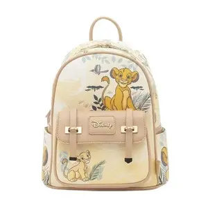 WondaPop Disney The Lion King Simba and Nala 11" Vegan Leather Mini Backpack
