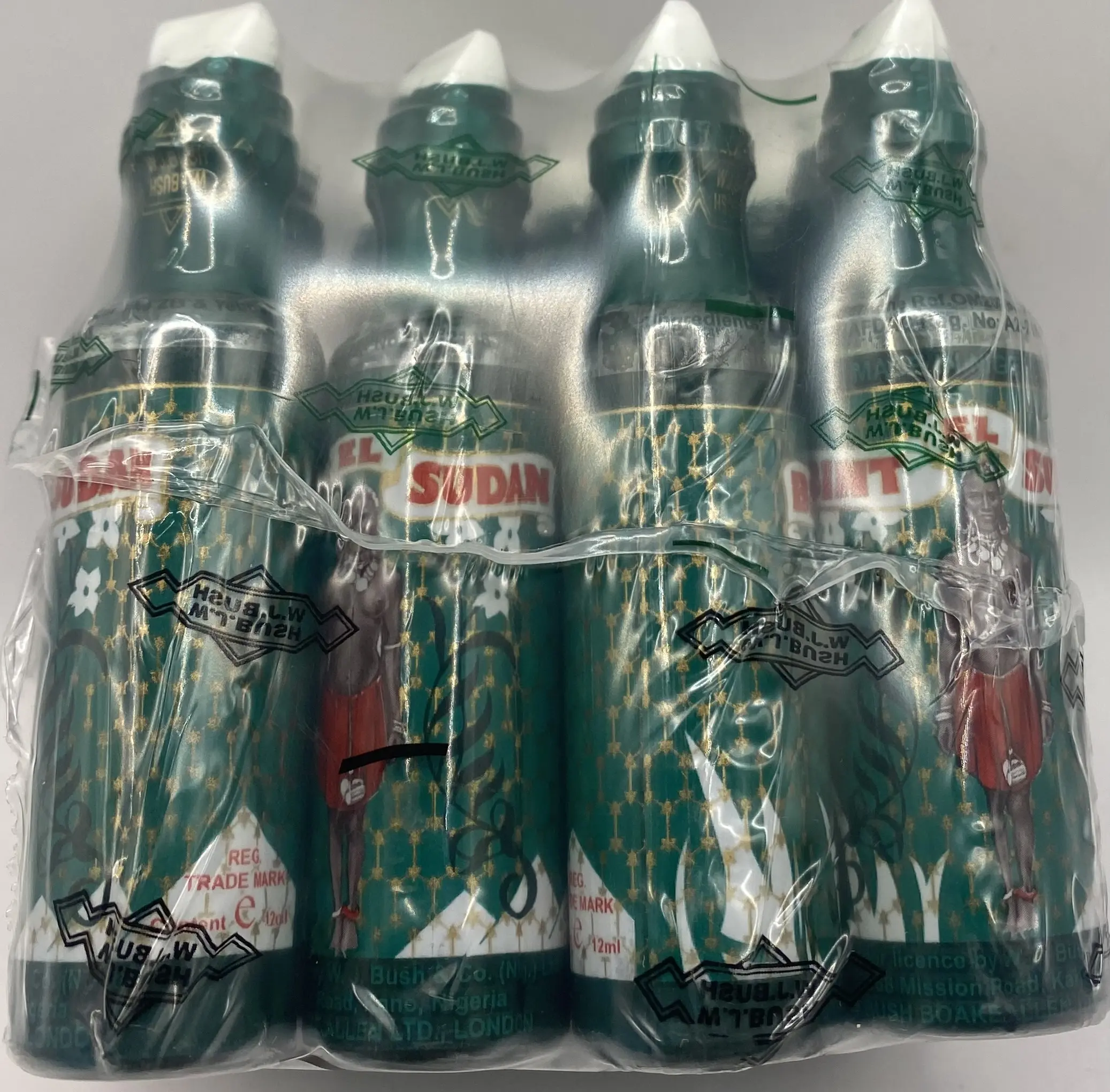 BINT EL SUDAN Original Spiritual Perfume Oil, 12 Pieces Pack. 12 X 12ml