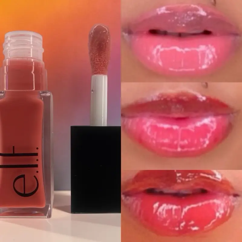 E.L.F glow reviver plumping lip oil moisturizing and shiny  vegan cruelty free