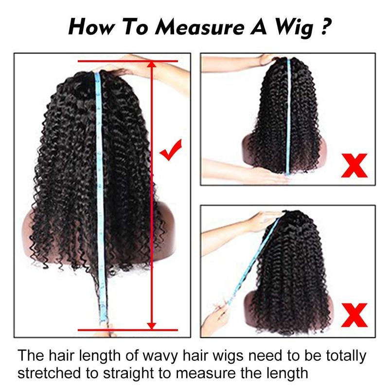 [3 IN 1 ] Deep Wave Half Human Hair Wig With Elastic Drawstring Brazilian Wear And Go Deep Wave Half Wigs  Seamless Flip Over With Adjustable For Women 180Density