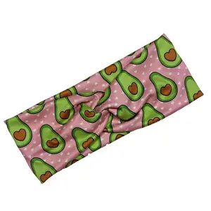 Avocado Love Headband + Scrunchie Set | Matching Valentine Hair Accessories