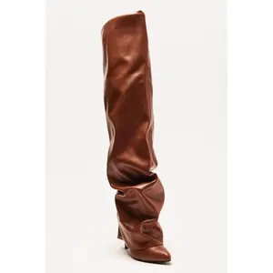 Elba Overlay Boots - Brown 0