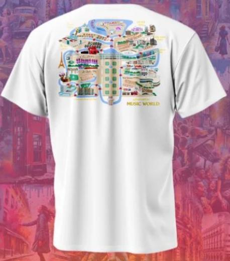 Music World Legacy Tee White Edition - Product in White Color as Described Fit Top Womenswear Everyday