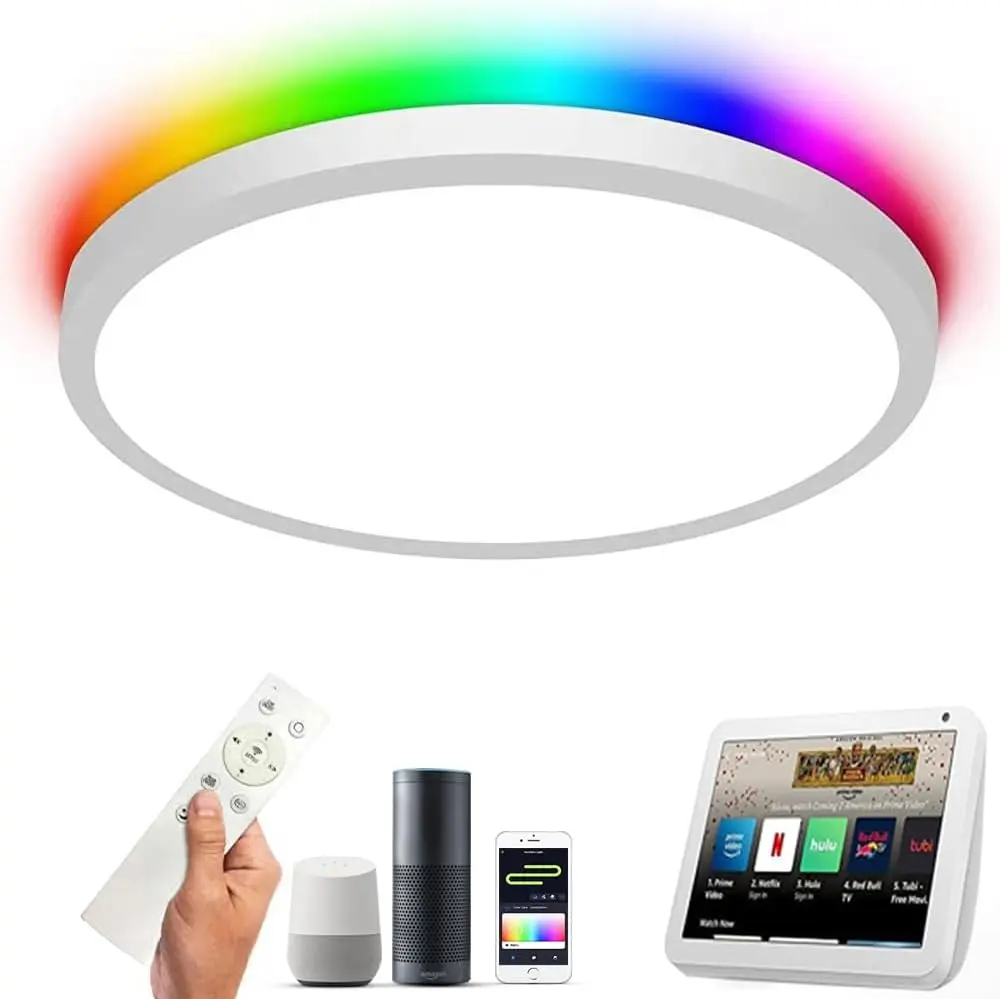 14-Inch LED Dual-Light Downlight 24W+3W | Wide Beam 5 Pack