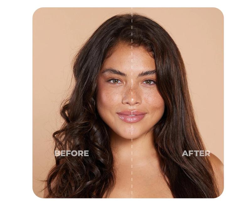 TYMO Ring Plus Ionic Hair Straightener Brush - Straightening Comb with Negative Ions, 9 Temp Settings & LED Display, Professional Styling Tools, Comfort, Salon, Black Red