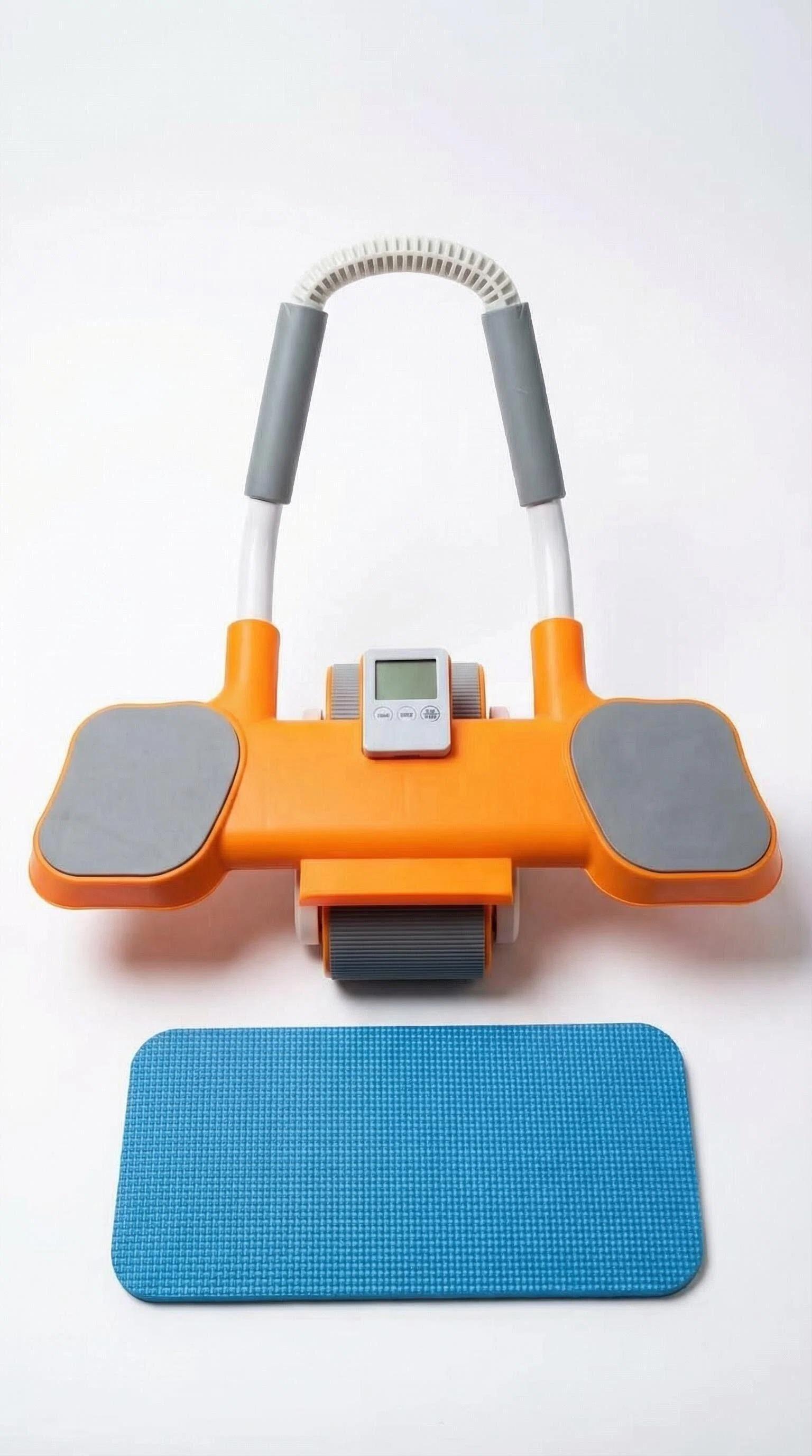 ab roller wheel   workout Abdominal Fitness Wheel for Core Muscles Training Automatic Rebound Ab Roller with Timer