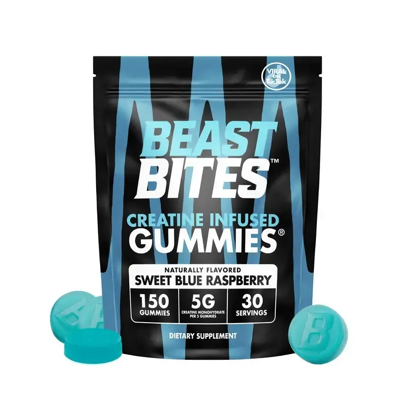 Creatine Infused Gummies - Beast Bites (NSF Certified  for Sport)