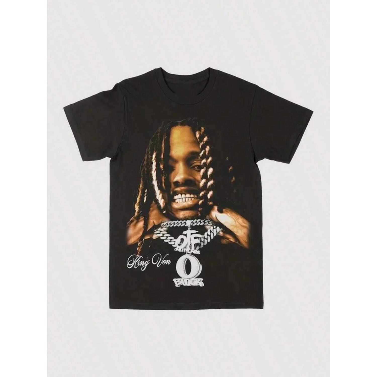 KingVon Vintage Graphic T-Shirt For Men With Bold Love Print And Comfortable Cotton Fabric Ideal For Casual Street Style