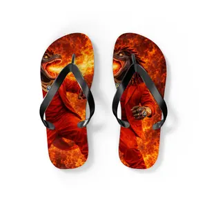 FireDino Suit Flip Flops