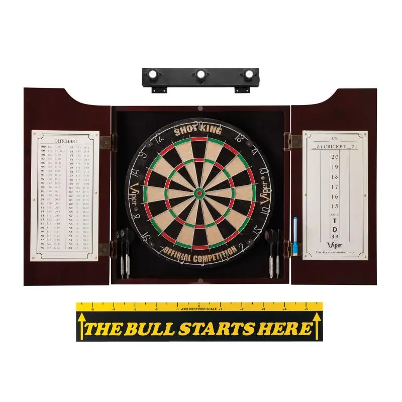 Viper Hudson All-in-One Dart Center, Throw Line Marker & Shadow Buster Dartboard Light Bundle Darts Gear
