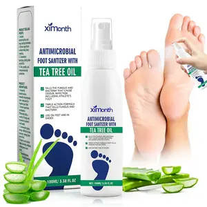 Tea Tree Oil Foot Spray - Peeling Foot Treatment for Dry Rough Skin & Stubborn Odor, Non-irritating Foot Sanitizer with Germ Protection,Ximonth Vital Foot Spray,for All Day Odor Free