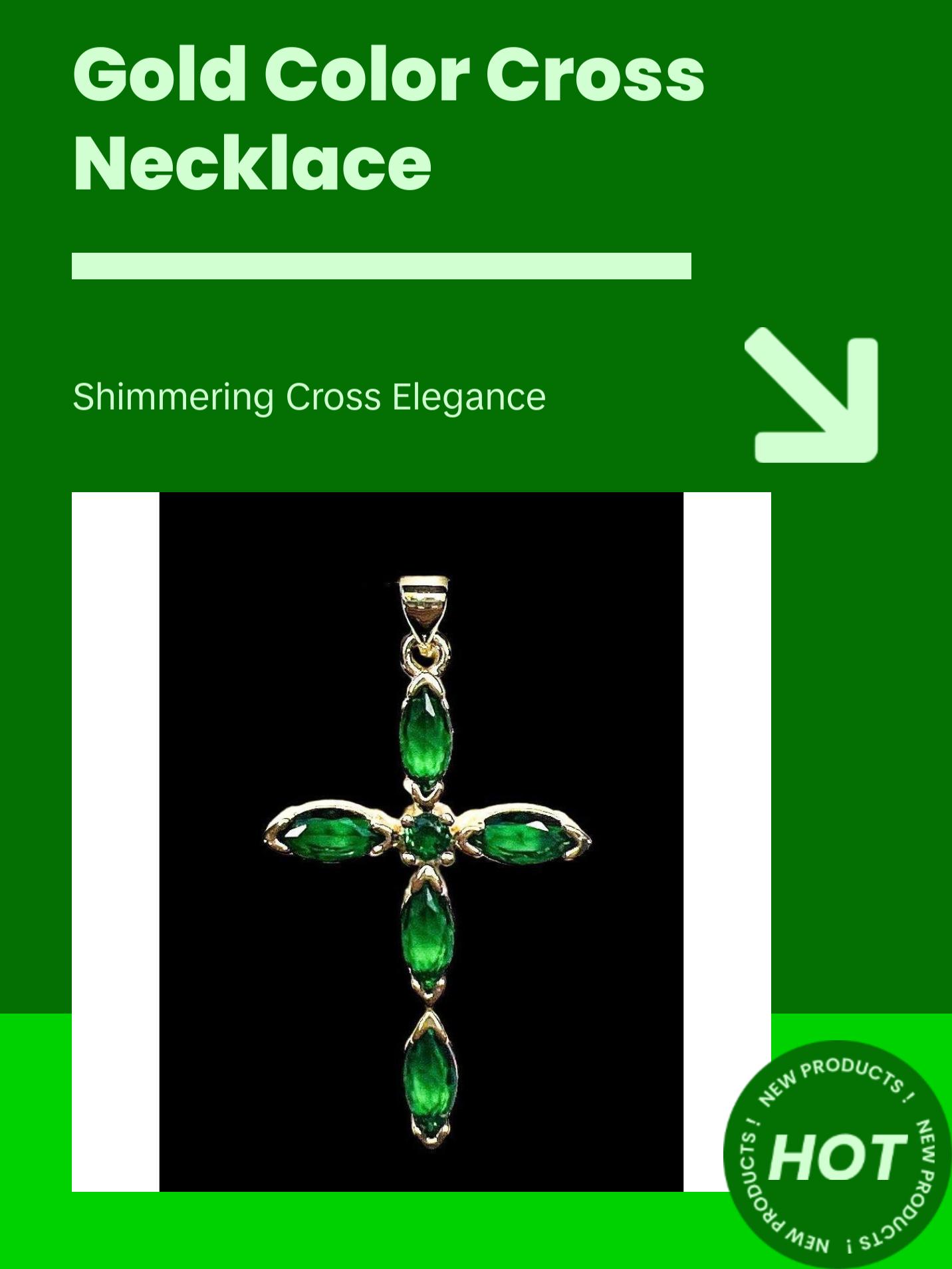 “Venice” cross necklace