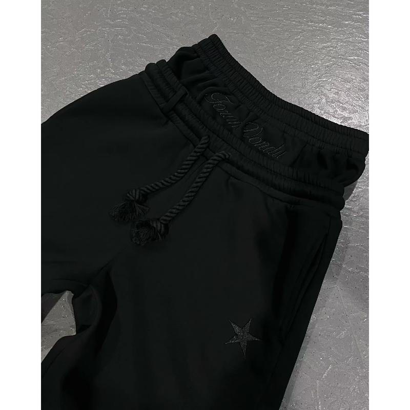 LBLN 2025 new popular five-pointed star printing series teen couple casual fake two-piece wide-leg pants Menswear Man