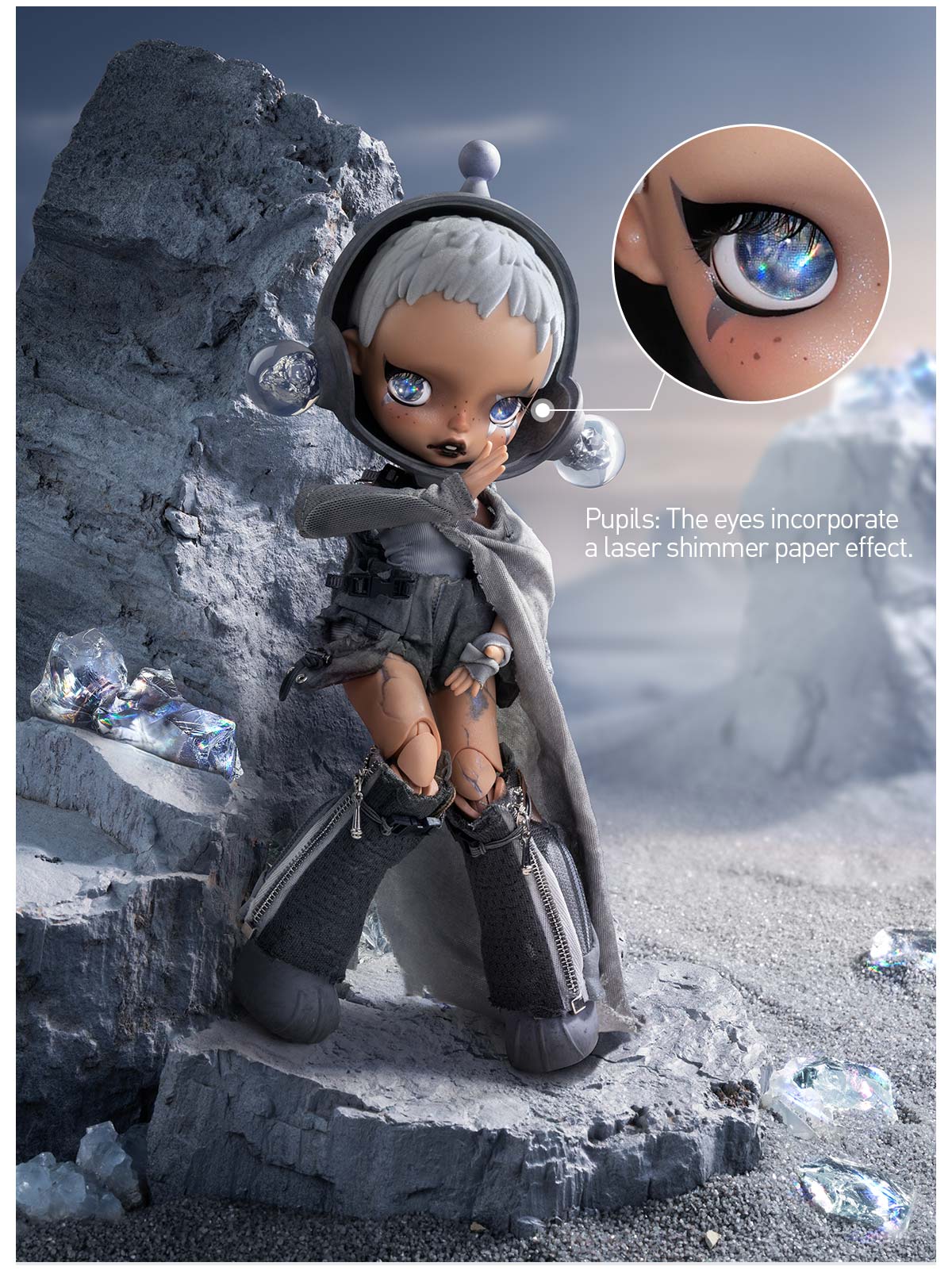 POP MART SKULLPANDA × HAMCUS 1/6 Action Figure