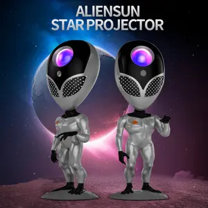 Aliens Galaxy Projector for Bedroom Decor, Birthday Gifts for Adults Teen Girl Gifts Ambient Lighting, Ceiling Space Star Night Light Projector for Kids Room Decor Aesthetic