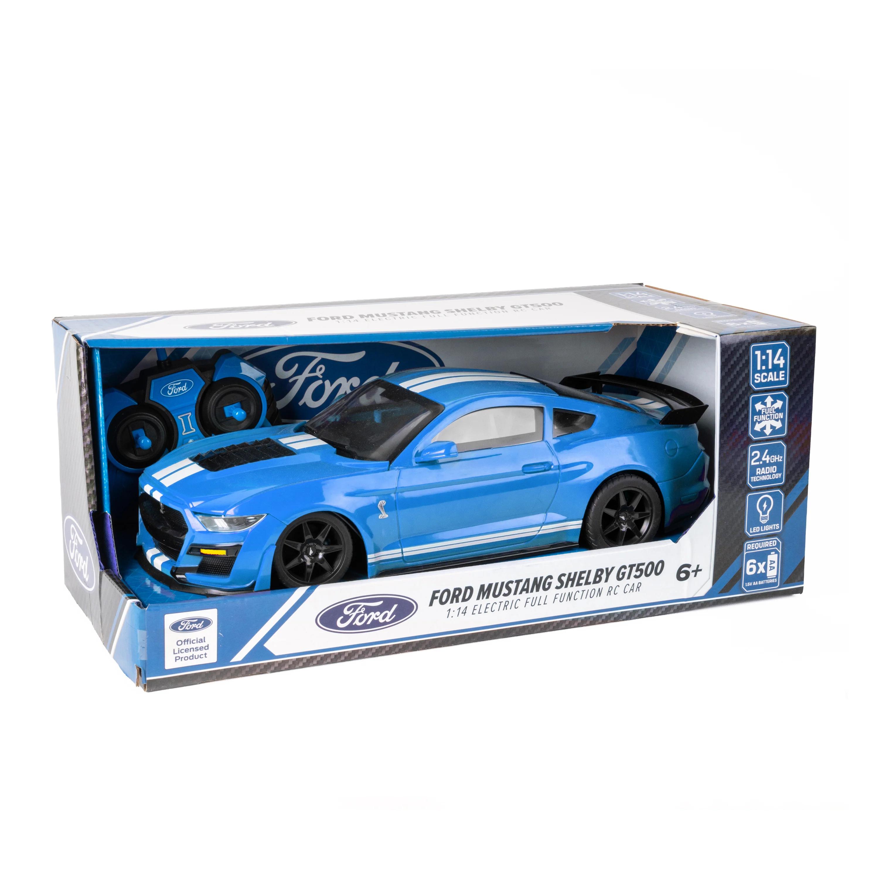 Ford Mustang GT & Ford Mustang Shelby 1:14 Electric RC Car Full Function Radio Control Officially Licensed Muscle Car with Rubber Tires & Durable Body Ready to Run