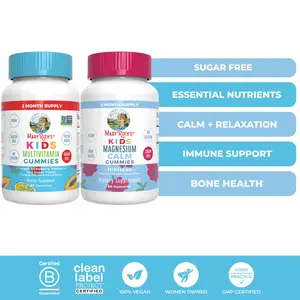 MaryRuth's Kids Daily Health & Calm Bundle - Kids Multivitamin Gummies & Kids Magnesium Gummies