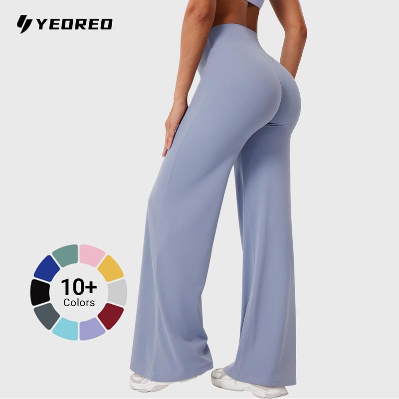 YEOREO Eddiy Leggings High-Waist Straight-Leg No Front Seam Buttery Soft Gym Yoga Pants for Women Fitness Tights
