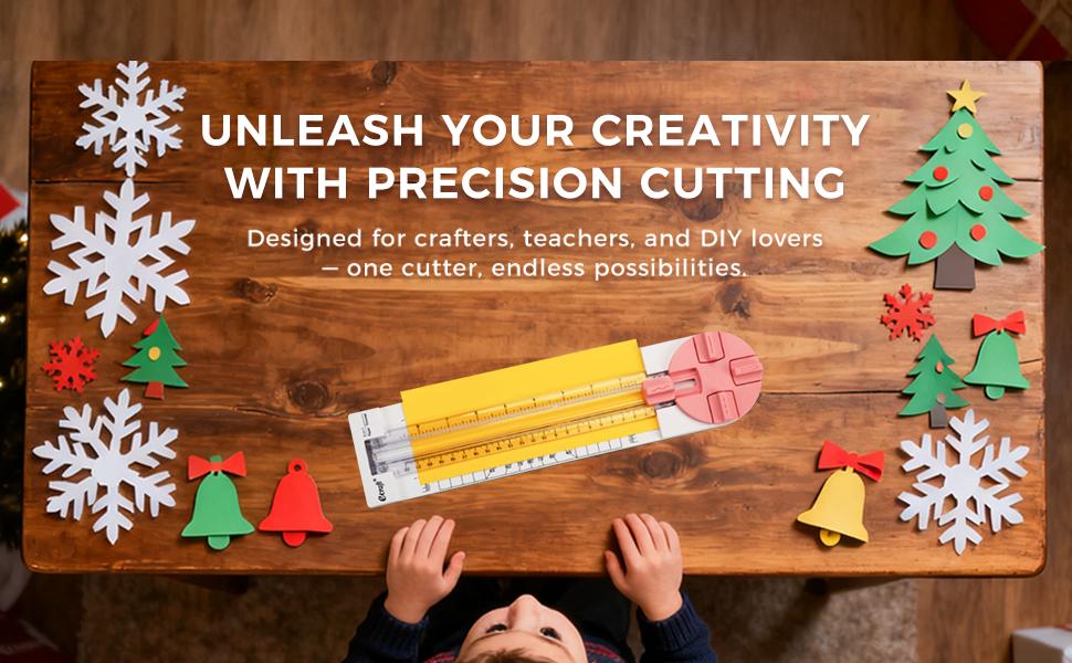 4-in-1 Paper Cutter Trimmer | Multi-Function Scrapbooking Tool with Straight, Wave, Perforated & Creasing Blades | Precision Cutting for Paper, Cardstock, Photos, Coupons & Postcards | Perfect for Crafters & DIY Enthusiasts Office Gadgets Home Office 4-in-1 Paper Cutter Trimmer | Multi-Function Scrapbooking Tool with Straight, Wave, Perforated & Creasing Blades | Precision Cutting for Paper, Cardstock, Photos, Coupons & Postcards | Perfect for Crafters & DIY Enthusiasts Office Gadgets Home Office