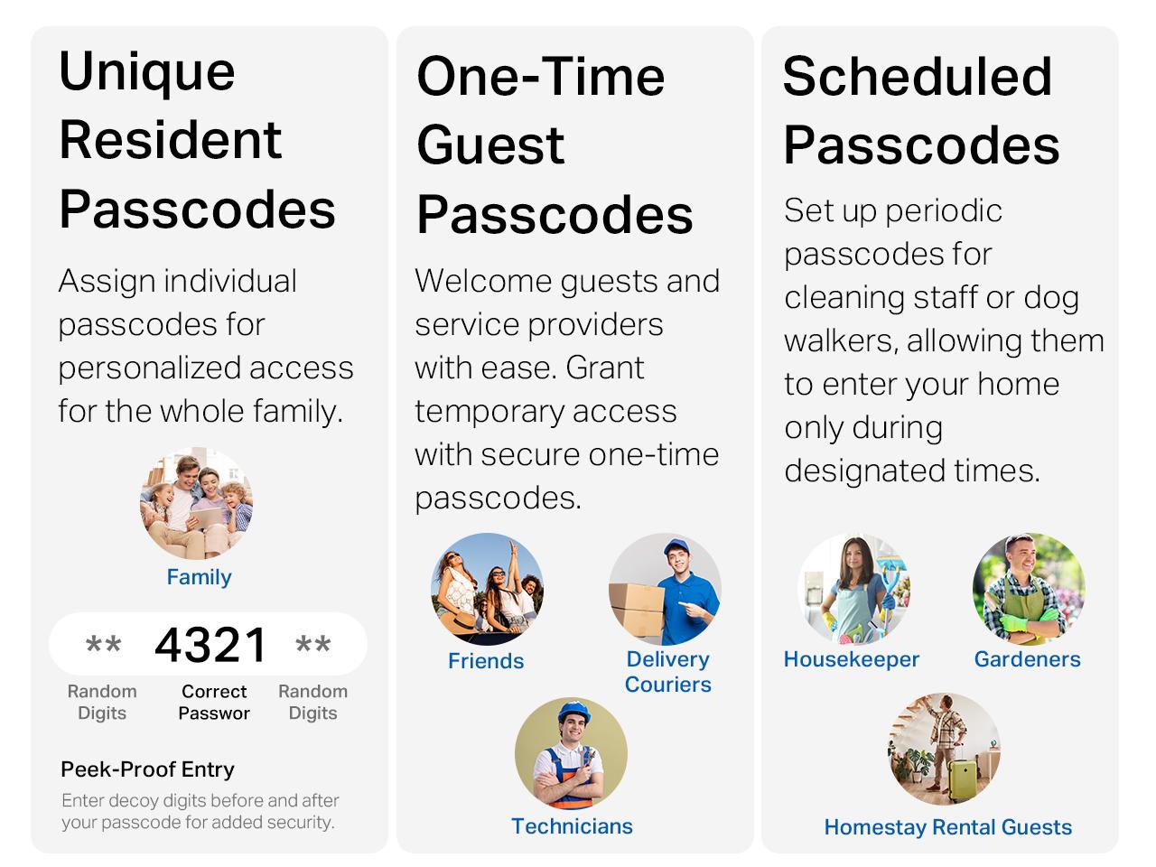 TP-Link & Tapo DL110 Smart Door Lock｜6 Ways Unlock｜1-Yr Battery｜IP65 Stormproof｜Built-in Doorbell｜Scheduled Access｜BHMA Grade 2