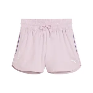 PUMA Womens Bmw M Motorsport Essentials Woven Shorts Casual Bottoms Casual - Pink