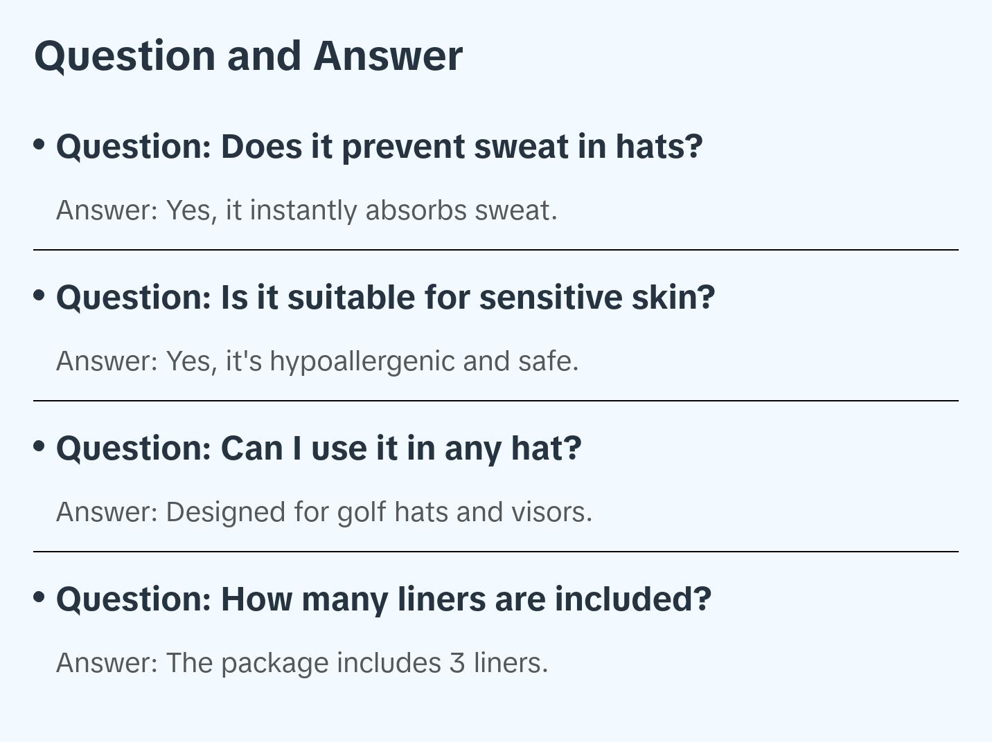 NoSweat Mesh Hat Liner 3-Pack - Patented Sweat-Lock Technology