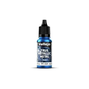Vallejo 18ml Bottle Sapphire Blue (Base) True Metallic Metal