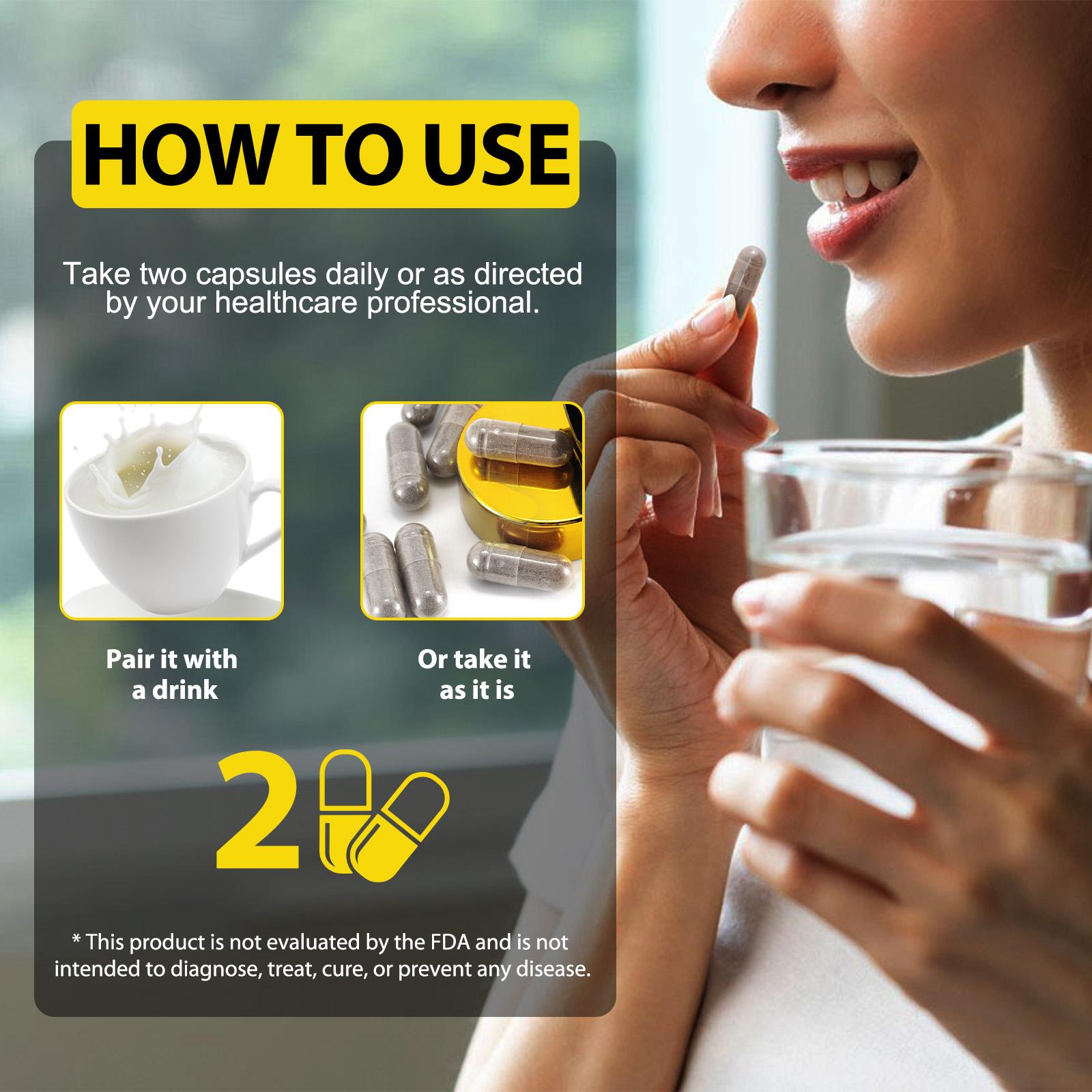 ACENTIALLABS Shilajit Capsules 10000 MG - 60 Capsules | Pure Himalayas Shilajit Capsules for Men & Women | Shilajit Resin Supplement | Three Month Supply! | 40%Folvic Acld Non-GMO, Gluten-Free