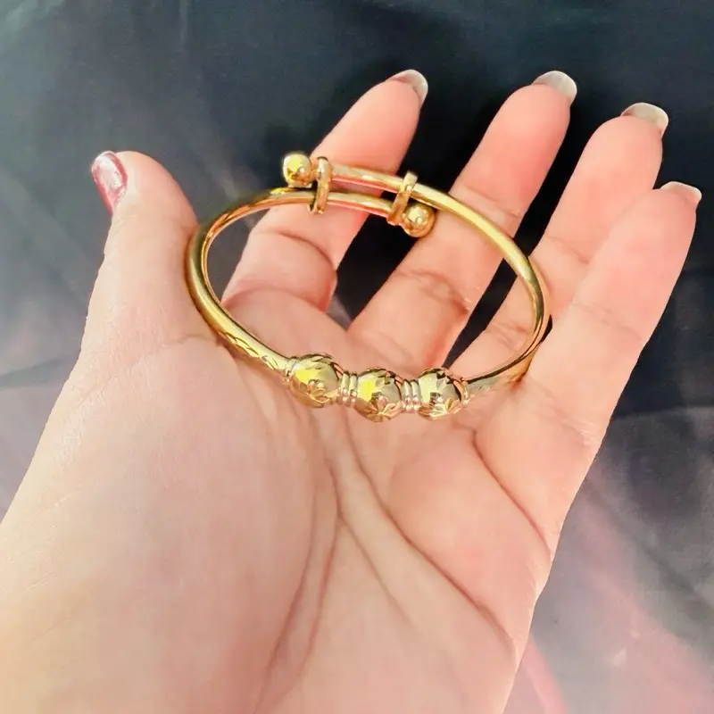 Women's Pure Panchadhatu Geometric Bangle Bracelet - Adjustable, Non-Tarnish, Elegant Daily Wear Fashion Accessory for Females, Bracelets