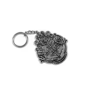 Harry Potter Hogwarts Crest 3 Inch Diecast Keychain