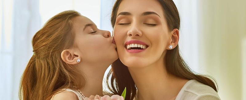 Fansilver Cubic Zirconia Stud Earrings HypoallergenicPost Earrings | Big Brilliant Simulated Halo Stud Earrings for Women Men