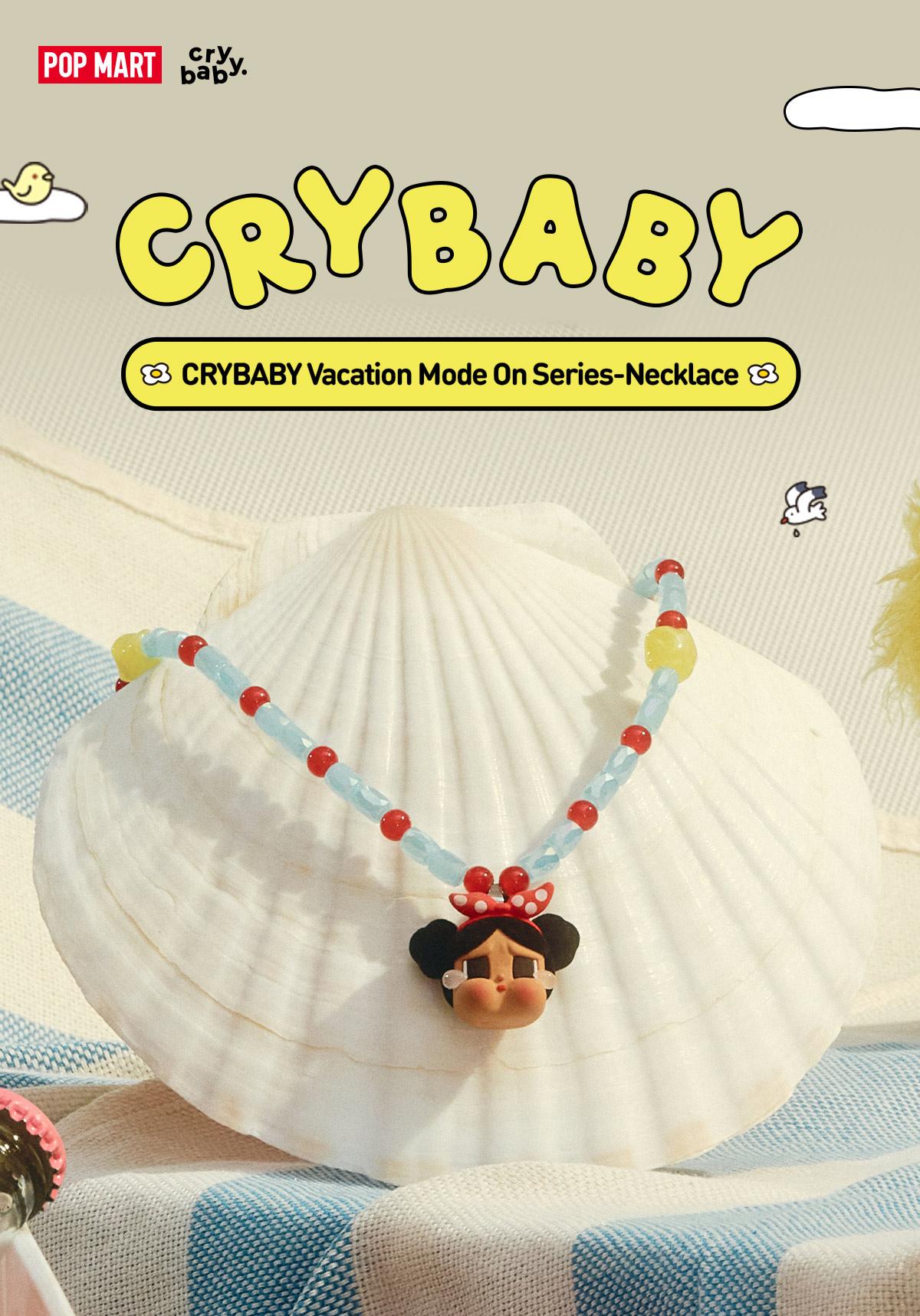POP MART CRYBABY Vacation Mode On Series-Necklace