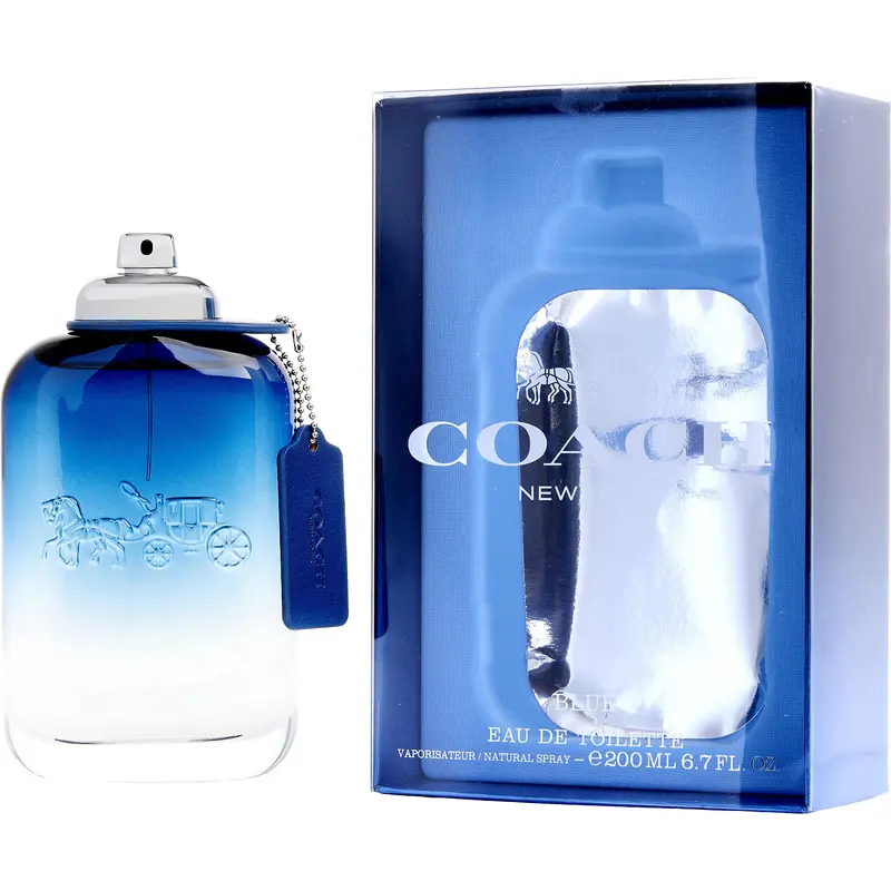 Coach Blue by Coach Eau de Toilette – Fresh Woody Aquatic Cologne for Men