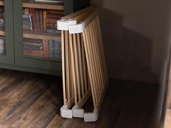 HARPPA Wooden Baby Gate Playpen | Adjustable Play Yard for Infants & Toddlers, Natural Finish Baby Fence, Non-Toxic Pinewood, Foldable DIY Shapes,Baby Items