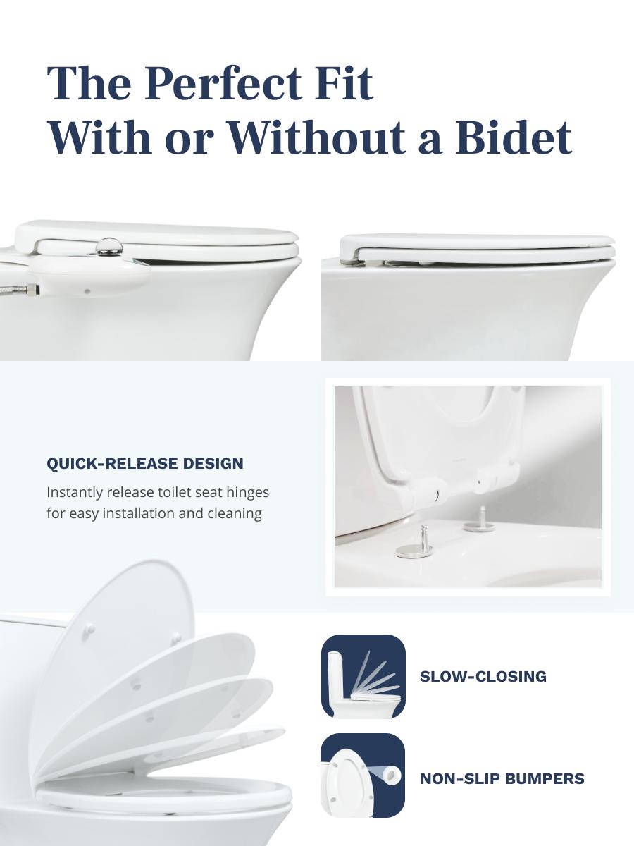 LUXE Comfort Fit Toilet Seat