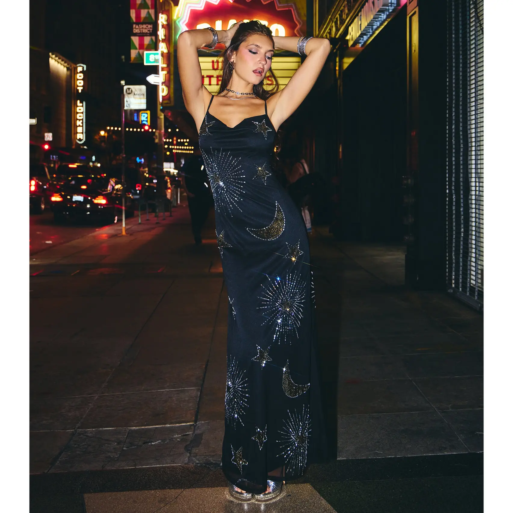 Daniella Celestial Rhinestone Formal Dress