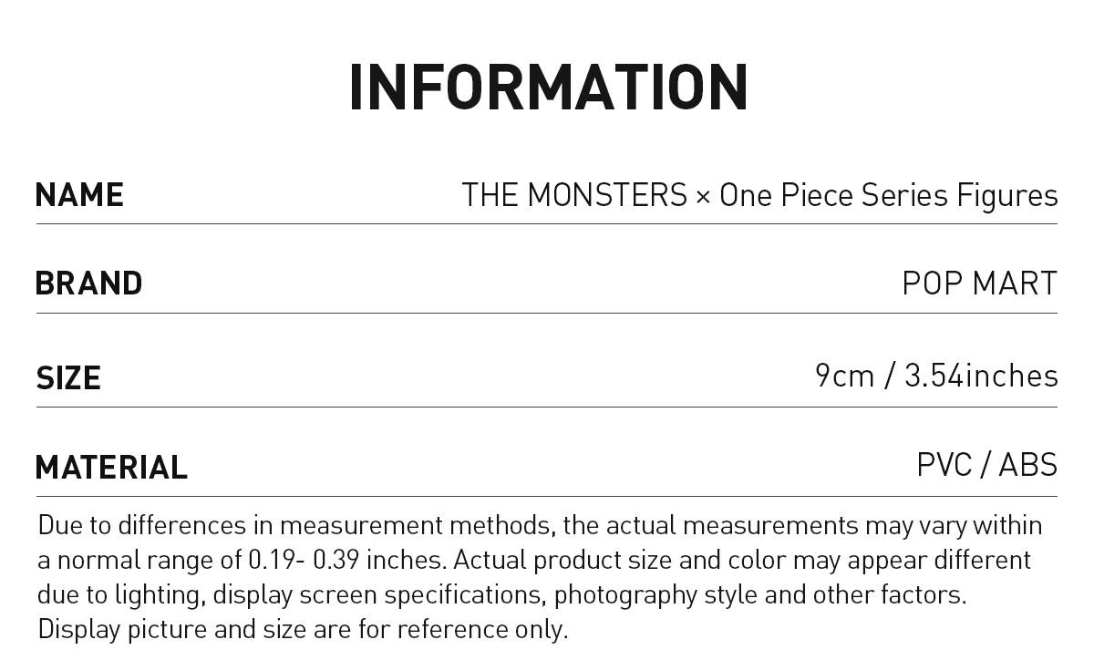 [Spanish]-THE MONSTERS × One Piece Series – Figuras