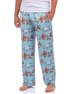Disney Winnie The Pooh Pajama Pants Adult Tigger Piglet Eeyore Daisy Adult PJ Lounge Bottoms