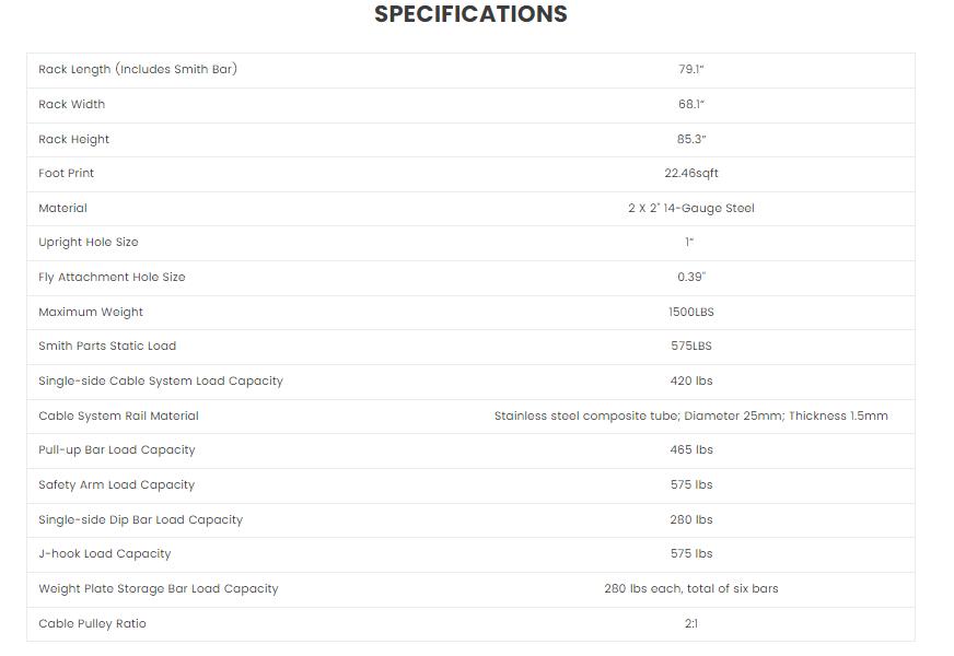 Upgrade M1 2.0 Multi-functional Smith Machine with Powerful Storage System smith machine squat machine power rack Strength Training Equipment
