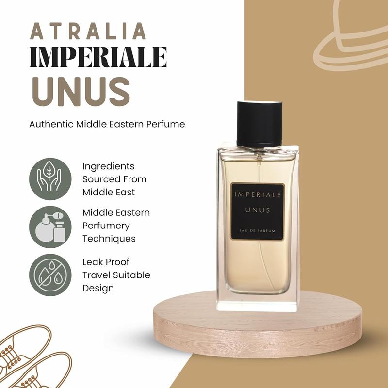 Atralia Imperial Unus Middle Eastern Cologne For Men & Women –  Arabian Oud Perfume For Men, Arabic Eua De Parfume Cologne Spray, Long Lasting.