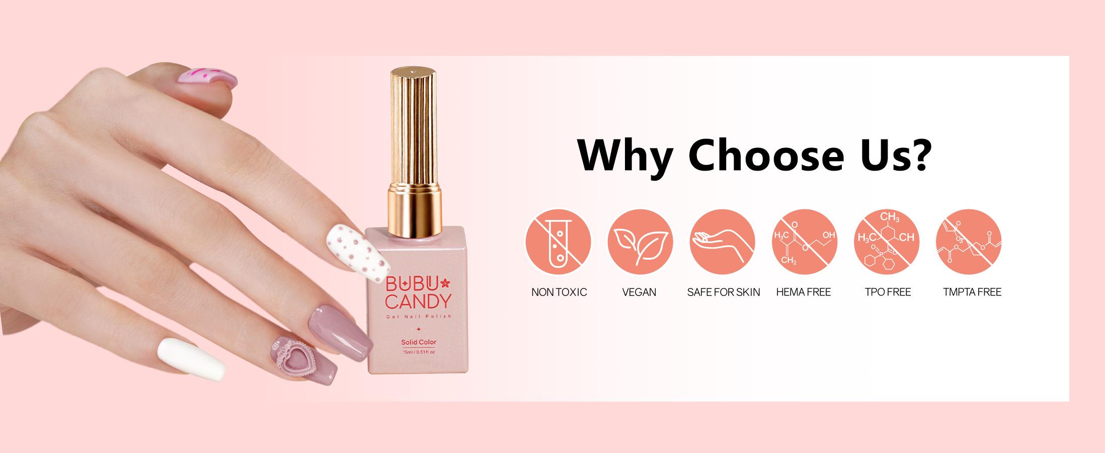 BUBU CANDY 15ml 6pcs Gel Nail Polish Set Minimalist Non Toxic Persistent 21-28 Days Wear Resistant Master Color Matching Perfect for Everyday & Special Occasions Valentine's Day Gift Nails Artistry Glex BUBU CANDY 15ml 6pcs Gel Nail Polish Set Minimalist Non Toxic Persistent 21-28 Days Wear Resistant Master Color Matching Perfect for Everyday & Special Occasions Valentine's Day Gift Nails Artistry Glex