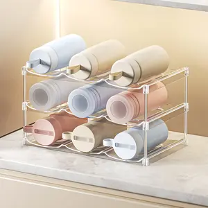 Pantry Storage Organizers,Water Bottle Holder for Cabinet, Pantry Kitchen Organizers and Storage for Stanley Cup Accessories, Tumbler Organizer,Kitchen Organizers,Shelf Compartments Buckle