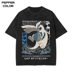 Vintage LLugia Graphic Tees, PKM Shirt, Anime Shirt, Anime Merch, Unisex Streetwear Tee, cotton crewneck shirt, Gift for Men, Women, Anime Lover Gift