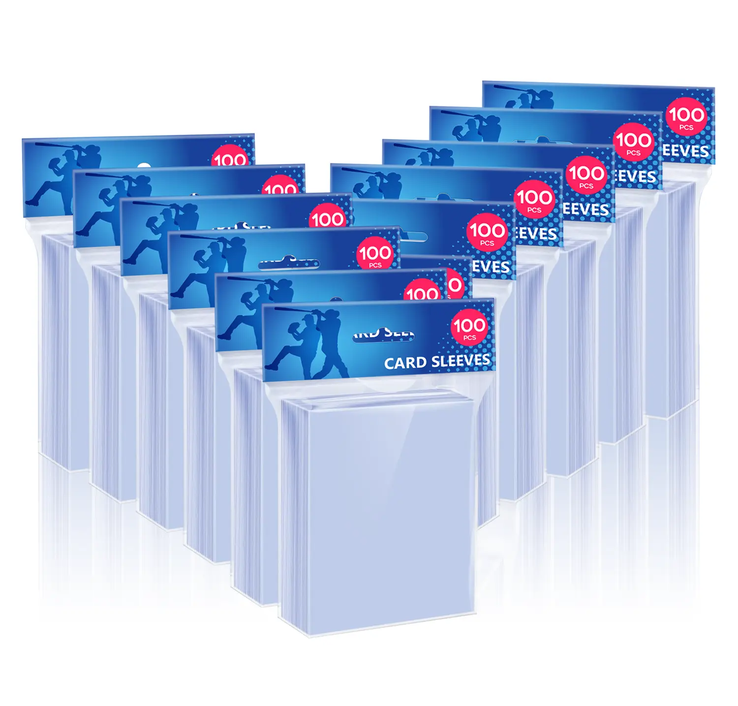 Clear Soft PP Card Sleeves – 66mm x 91mm Standard Size, Fit MTG, TCG, Baseball, Football, Game Cards