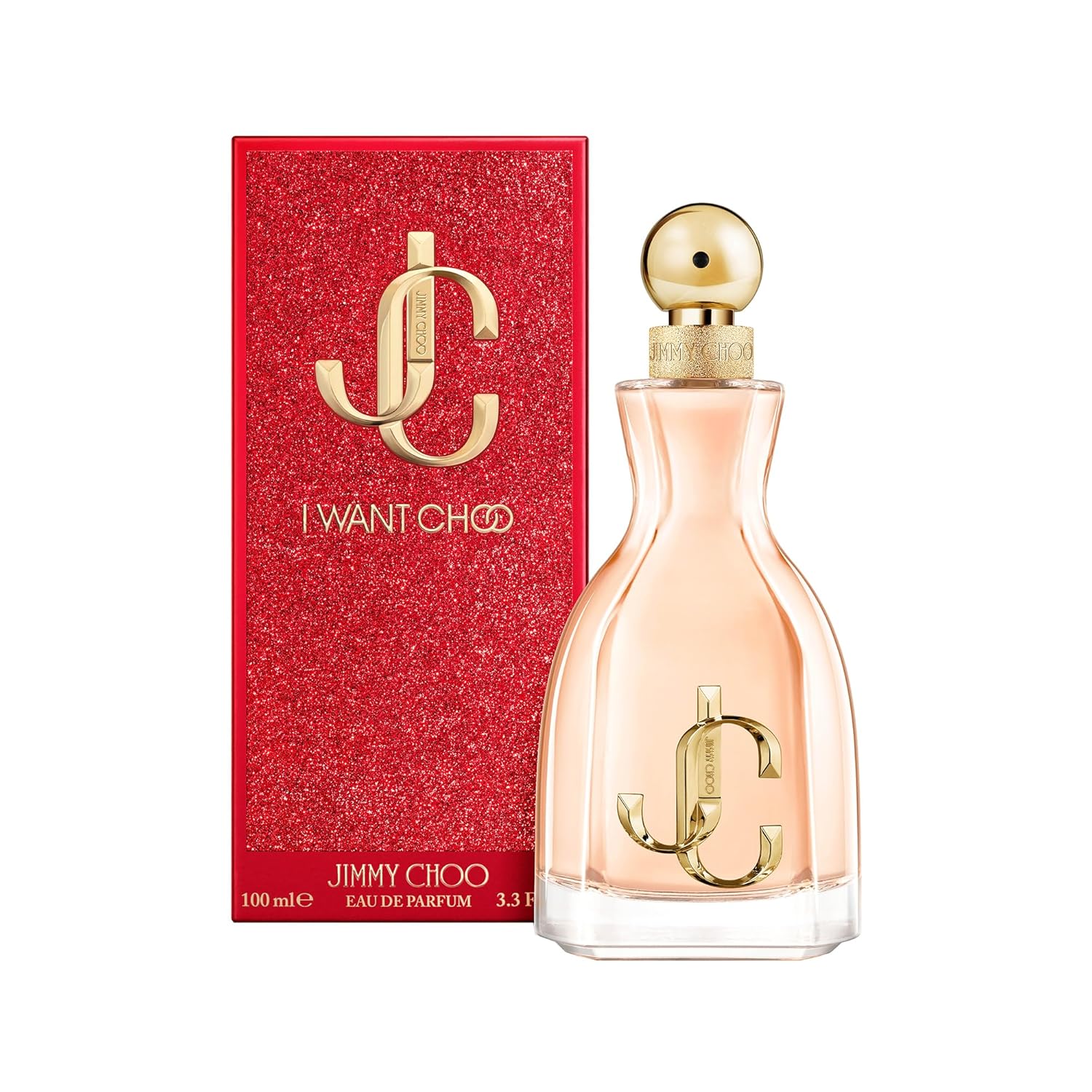 Jimmy Choo I Want Choo Eau de Parfum Spray for Women - Floral Notes with Mandarin Juice, Velvet Peach, Red Spider Lily, Jasmine Sambac & Vanilla Jimmy Choo I Want Choo Eau de Parfum Spray for Women - Floral Notes with Mandarin Juice, Velvet Peach, Red Spider Lily, Jasmine Sambac & Vanilla