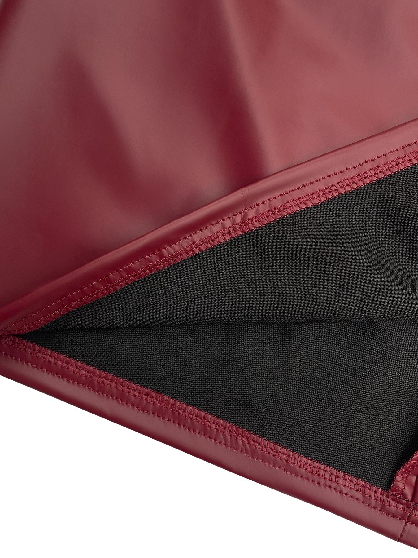 Aswulk Women's Solid Color Lace Patchwork PU Skirt with Zipper and Thin Fleece Inner Lining, Fashionable Bow Belt Mini Skirt for Daily Outdoor Wear, Ladies Bottoms for Spring & Fall & Winter Black Chic