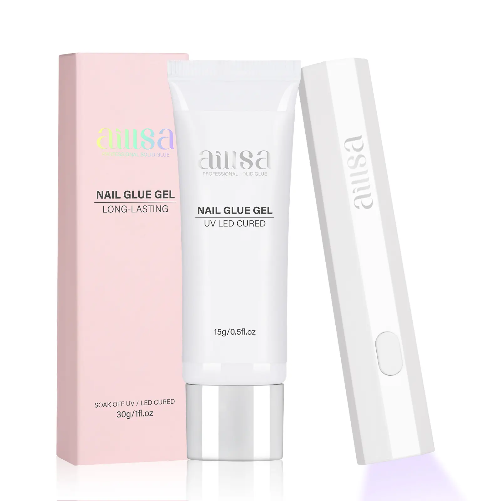 Nail Glue+Handheld UV Light